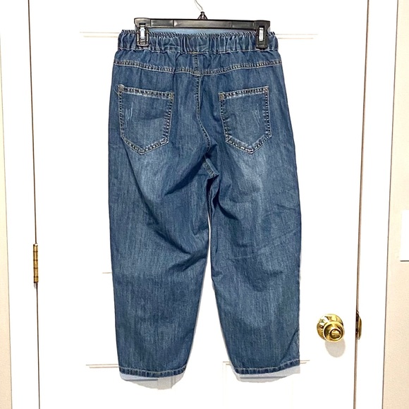 Aitailan cropped pants w/embroidery XL 439 - Picture 2 of 5